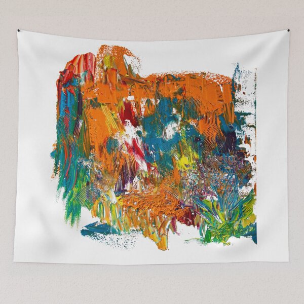 Item preview, Palo Duro - a Vibrant Abstract Oil Painting designed and sold by KarenRHarris.