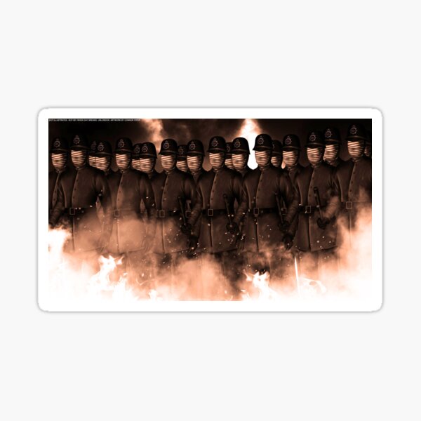 The Bobbies stand against the SCP-001-A Sticker