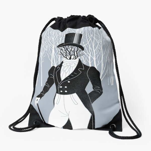 Eugene Onegin by ©Balbusso Twins Drawstring Bag