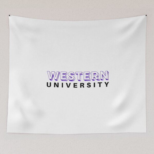 Item preview, Western University Logo (Purple Graphic) designed and sold by Everyday Designs.
