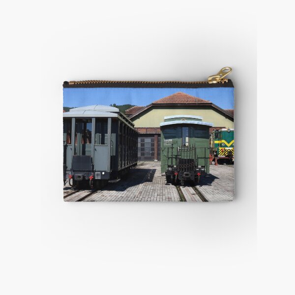 Item preview, railway station with old locomotive and  wagons  designed and sold by goceris.