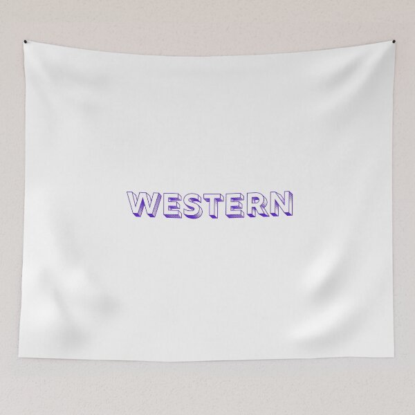 Item preview, Western Logo (Purple Graphic) designed and sold by Everyday Designs.