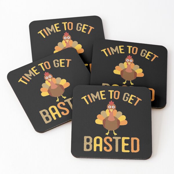 Item preview, Time to Get Basted - Let's Get Wasted - Thanksgiving Shirt designed and sold by bkfdesigns.
