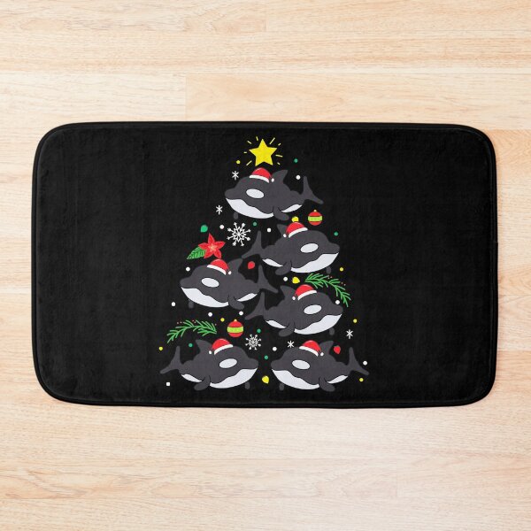 Item preview, Orca Christmas Ornament Tree designed and sold by rafaeltto.