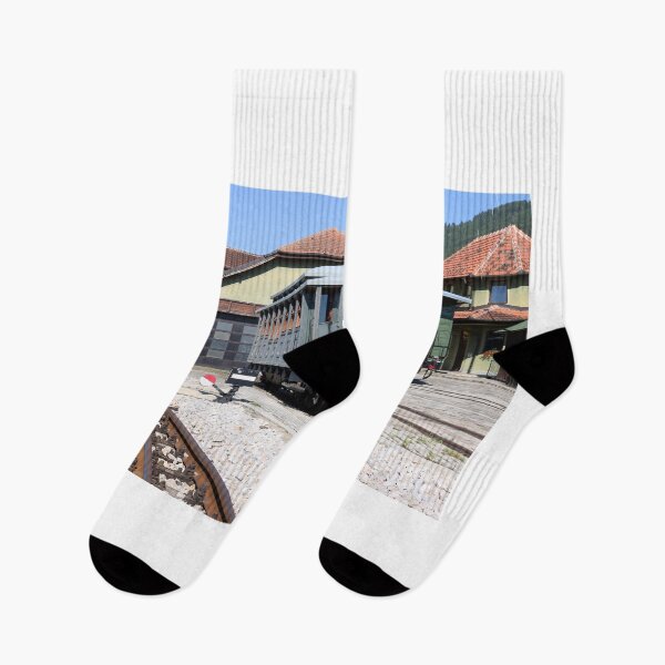 Item preview, railway station with old wagons  designed and sold by goceris.