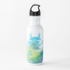 Totoro Landscape Water Bottle