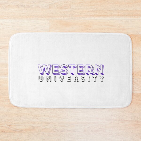 Item preview, Western University Logo (Pure Purple Graphic) designed and sold by Everyday Designs.