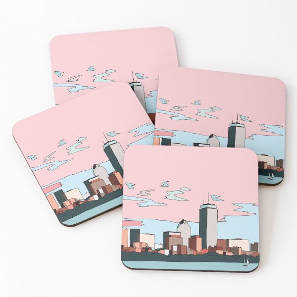 Item preview, Boston skyline by Elebea designed and sold by Sabrina Brugmann.