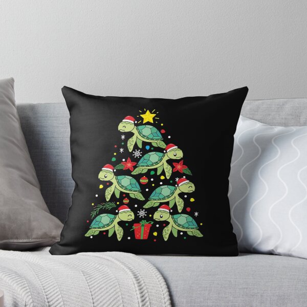 Aperçu de l'œuvre Sea Turtle Christmas Ornament Tree créée et vendue par rafaeltto.