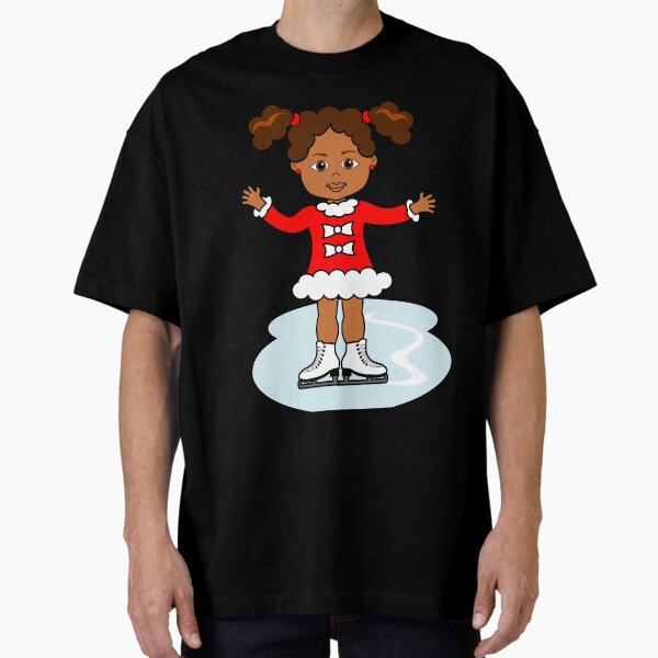 Item preview, Ice Skater Girl Cute Red Dress designed and sold by Tannassie.