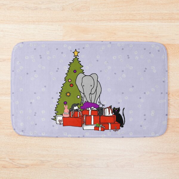 Item preview, Christmas Scene with Cute Animals designed and sold by ellenhenry.