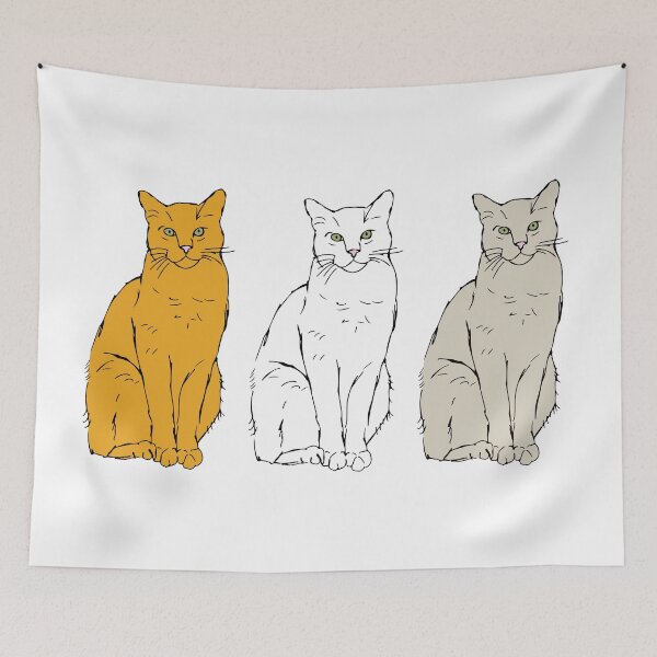 Item preview, Three Tabby Cats designed and sold by stephaniepeters.