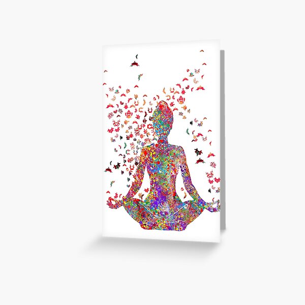 Yoga Greeting Cards for Sale