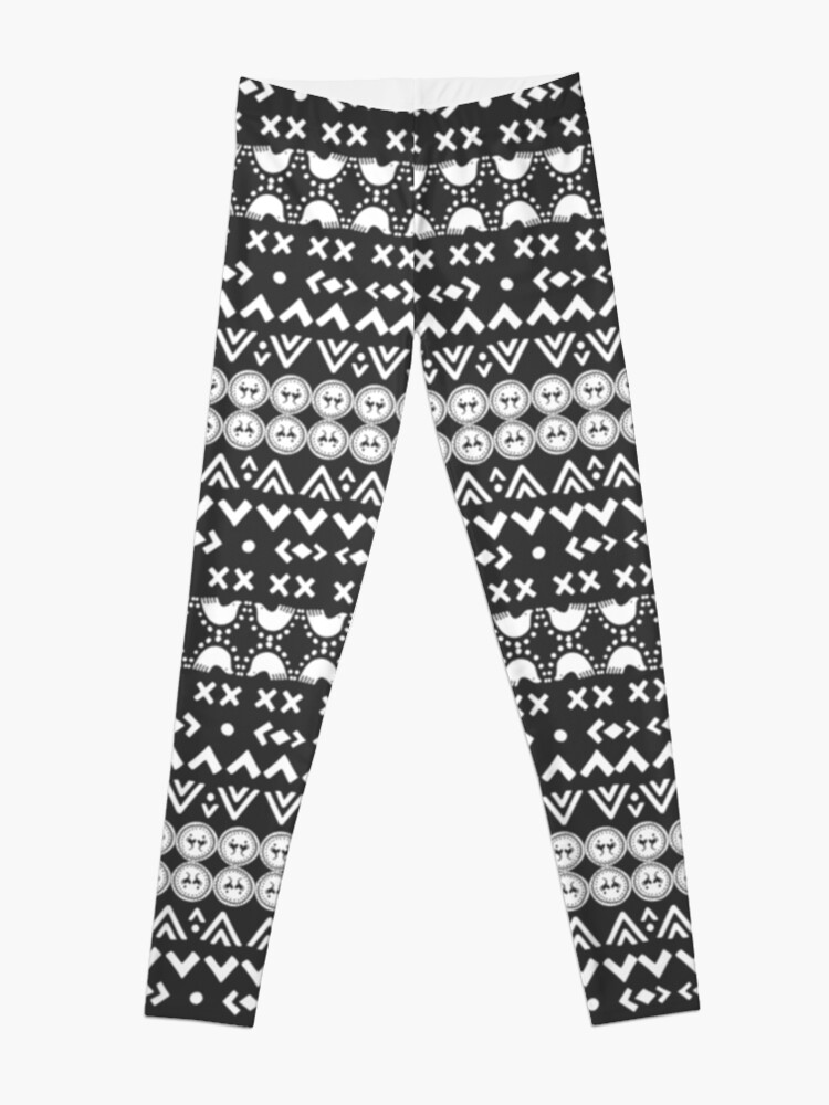 Hygge Print Leggings With  International Society of Precision Agriculture