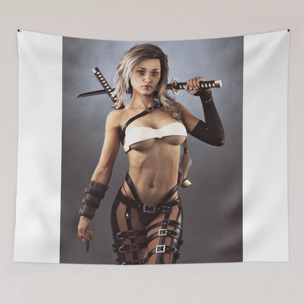 Item preview, Beautiful Samurai female warrior designed and sold by DigitalStorm.