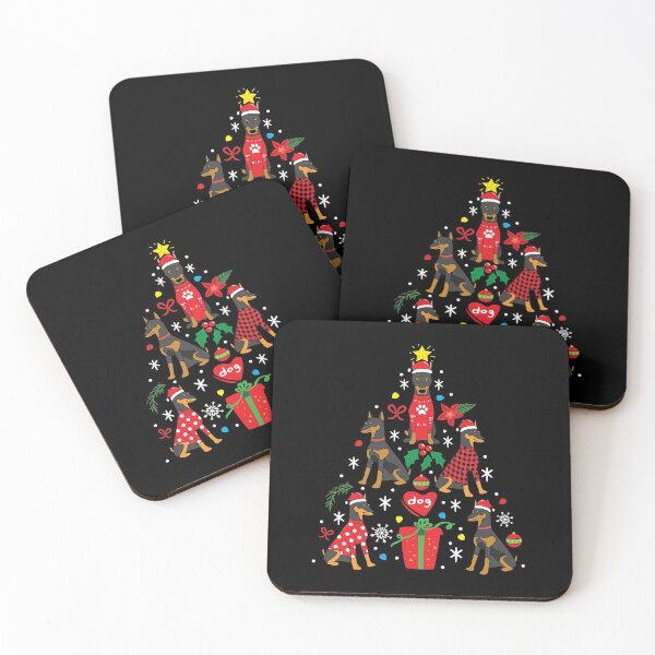 Item preview, Dobermann Christmas Ornament Tree designed and sold by rafaeltto.