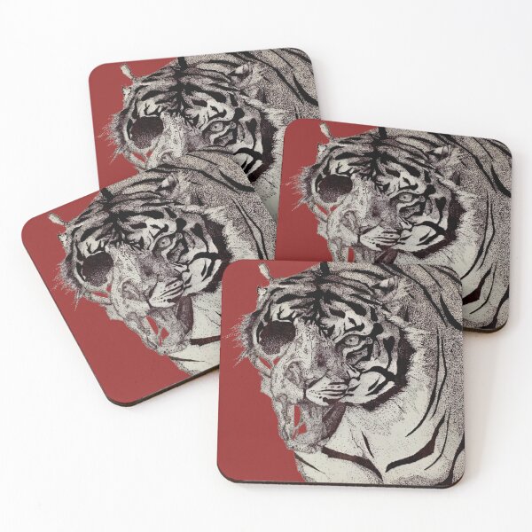 Item preview, Stipple Decaying Tiger designed and sold by MtnDew3301.