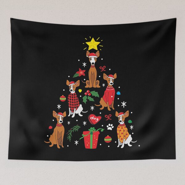 Item preview, Ibizan Hound Christmas Ornament Tree designed and sold by rafaeltto.