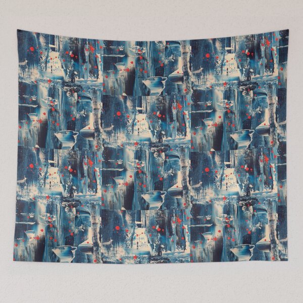 Item preview, Blue abstract 2 designed and sold by TsloanArt.