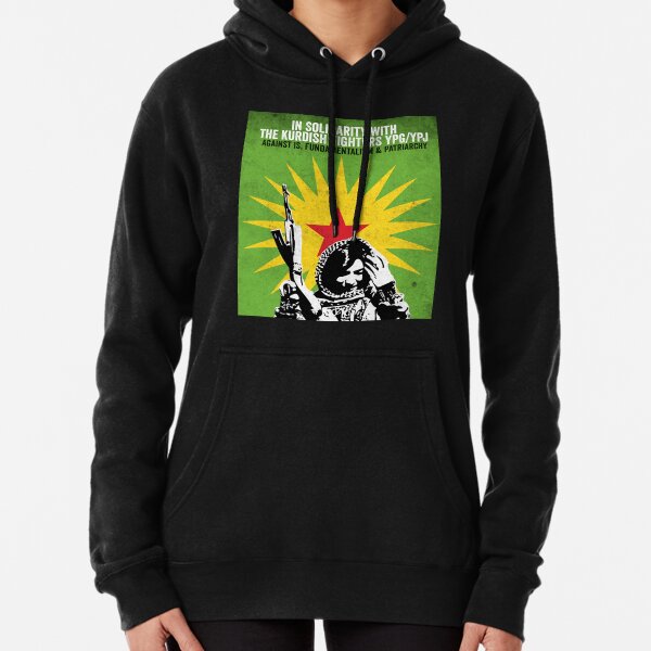 Solidarity with the YPG / YPJ Pullover Hoodie
