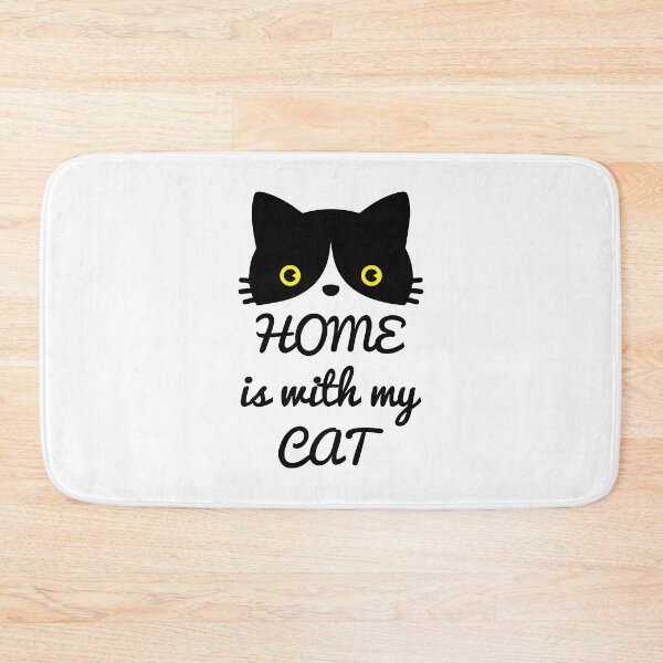 Item preview, Home is with my cat designed and sold by SVDesignatVasil.