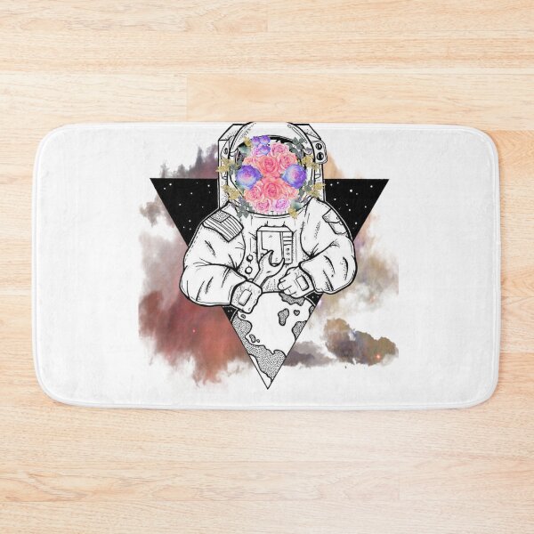 Item preview, Spaceman with Flowers designed and sold by nerdlkr.
