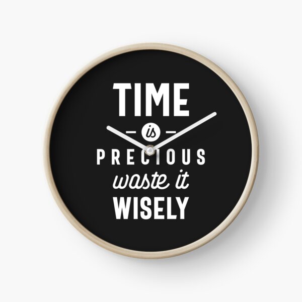 Item preview, Time is Precious Waste it Wisely Funny T-shirt designed and sold by cidolopez.