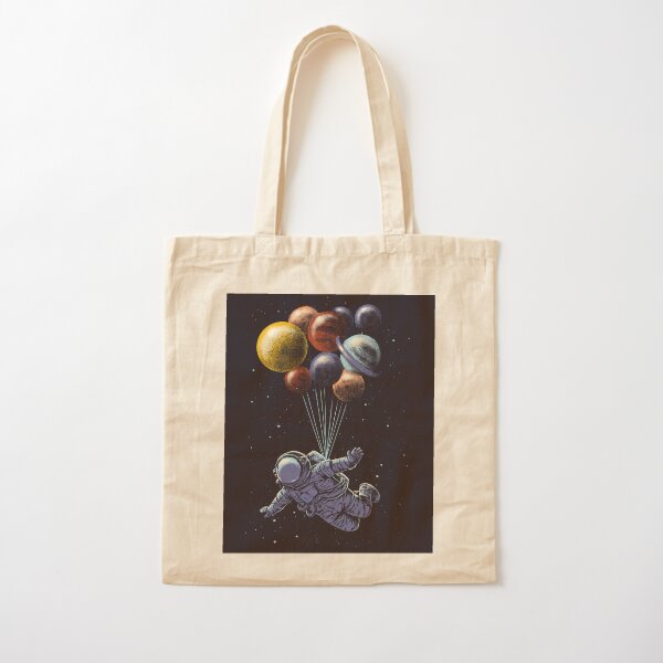 Astronaut Planet Gravitation Tote Bag Purse Handbag For Women Girls
