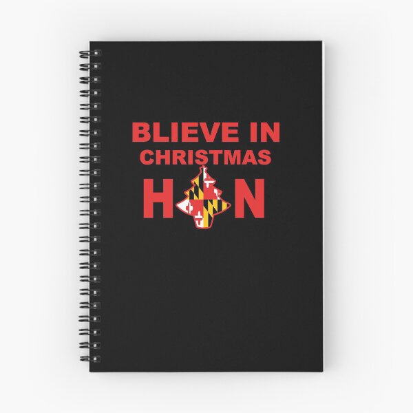Item preview, Believe in Christmas, Hon B'lieve, Blieve Baltimore Hon Maryland Flag Christmas Tree designed and sold by Draculaura2009.