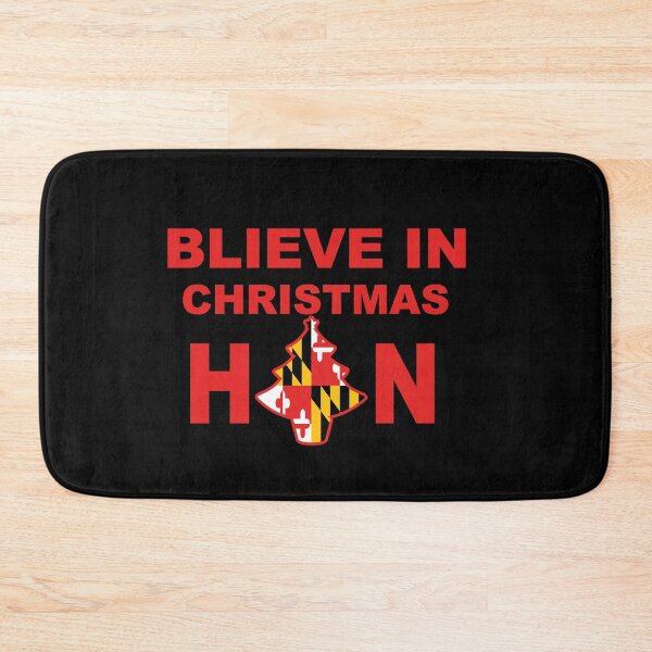 Item preview, Believe in Christmas, Hon B'lieve, Blieve Baltimore Hon Maryland Flag Christmas Tree designed and sold by Draculaura2009.