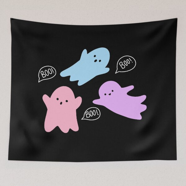 Item preview, pastel spooky ghost bois designed and sold by TorpedoBubble.