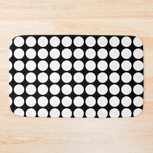 Item preview, White Dot Black Background designed and sold by AxRiiseDesign.