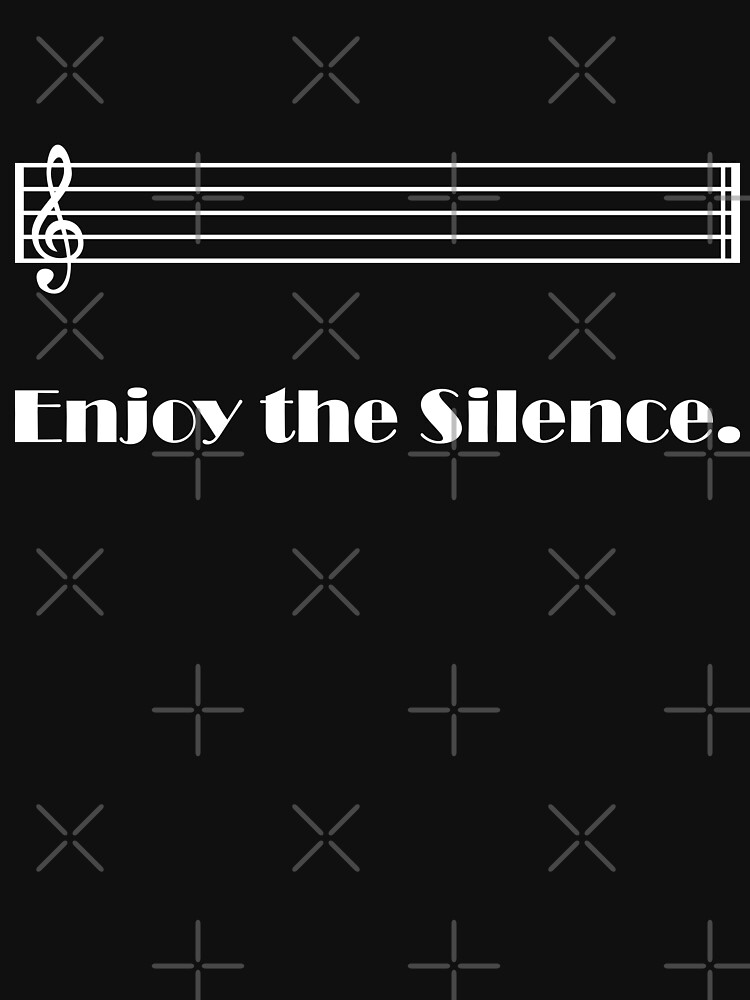 enjoy the silence shirt