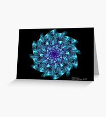 Blue Bloomer Greeting Card