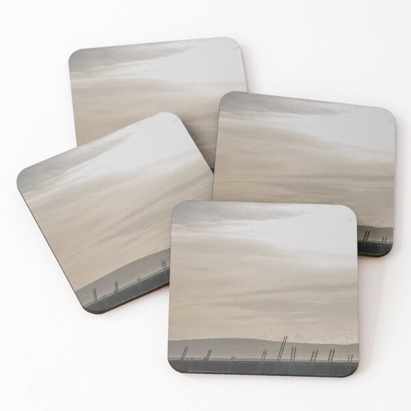 Item preview, Ladders on skyline with copy space. designed and sold by Andy Chisholm.