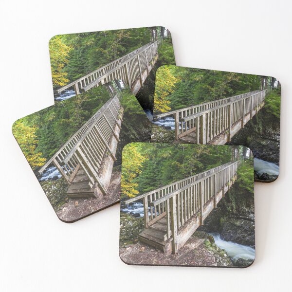 Item preview, Miners’ Bridge, wooden crossing in Betws Y Coed designed and sold by Andy Chisholm.