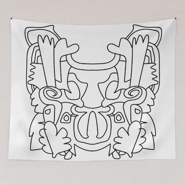 Item preview, Mirrored mask doodle designed and sold by daniellegeelen.