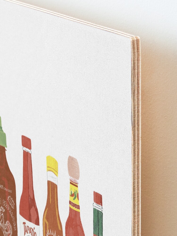 Alternate view of Hot hot hot sauce Mounted Print