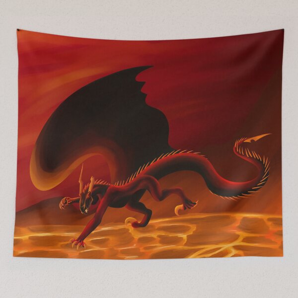 Artikelvorschau, Drache auf Magma entworfen und verkauft von Sonorouss.