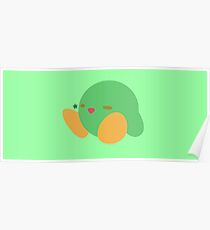Kirby (Green) - Super Smash Bros. Poster