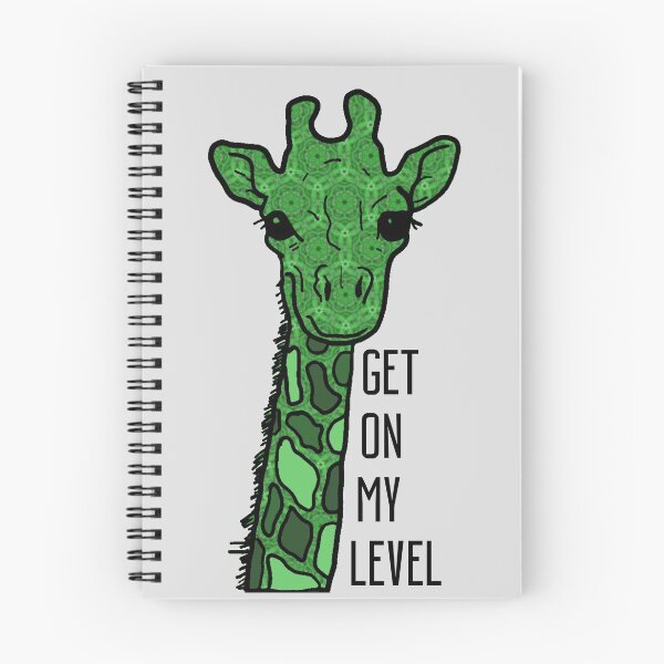 Item preview, Get on my Level - Giraffe Gifts  designed and sold by Bethcentral Designs.