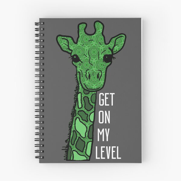 Item preview, Get on my Level - Giraffe Gifts  designed and sold by Bethcentral Designs.