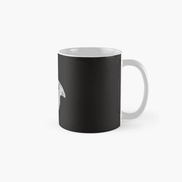 Smiling Pit Bull and Chickadee Classic Mug