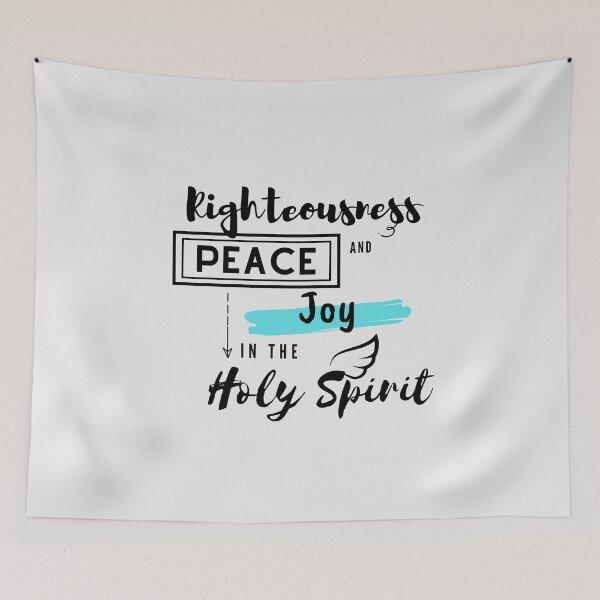 Item preview, Righteousness, peace and joy in the Holy Spirit designed and sold by pureheartvision.