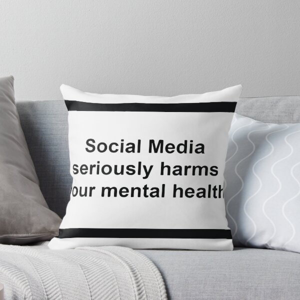 Item preview, social media seriously harms your mental health designed and sold by sarahhtaylor.