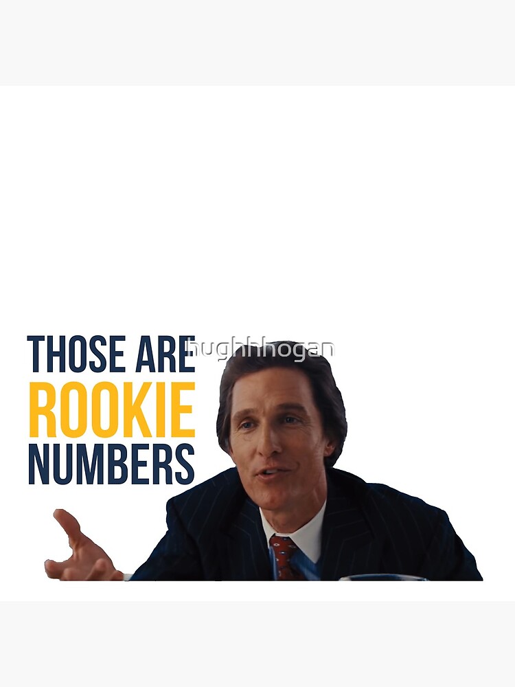 Wolf of Wall Street Rookie Numbers by hughhhogan