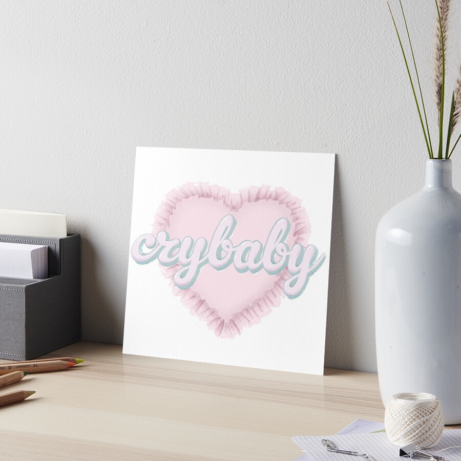 Crybaby pastel ruffle heart Sticker by Eludrea