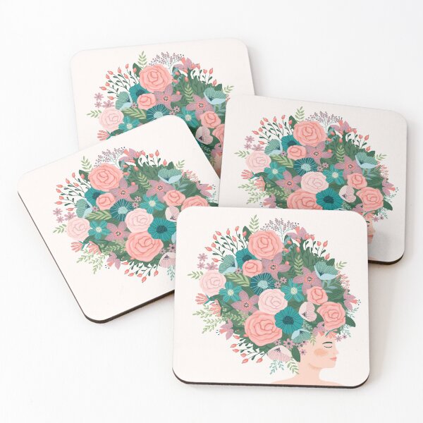 Item preview, Plant Lady Cute Girl Floral Head Love Earth designed and sold by ClassicalHollow.