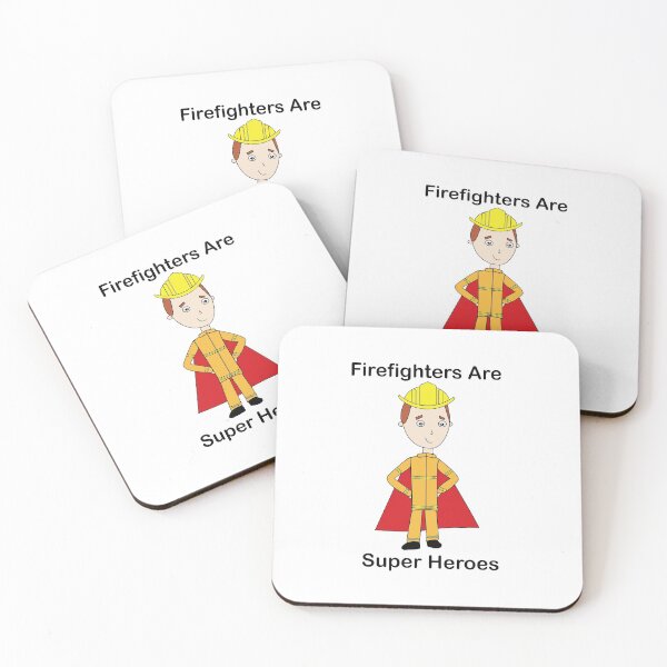 Item preview, Firefighters Are Super Heroes designed and sold by ValeriesGallery.