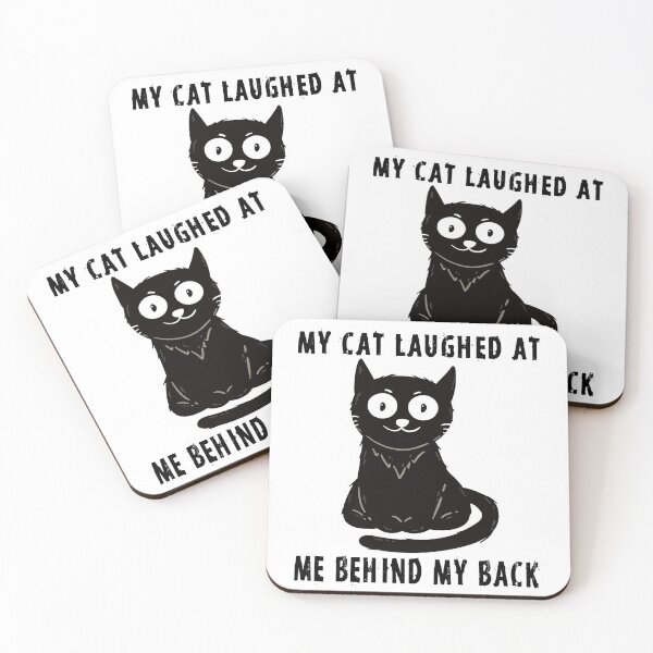 Item preview, My cat laughed at me - funny cat shirt designed and sold by OVMEngemann.